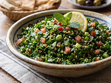 A parsley salad in the truest sense